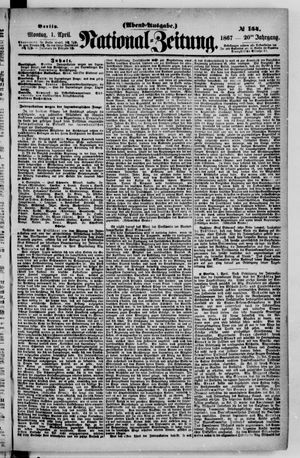 Nationalzeitung vom 01.04.1867