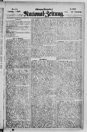 Nationalzeitung vom 07.04.1867