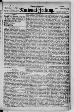 Nationalzeitung vom 13.04.1867