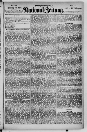 Nationalzeitung vom 14.04.1867