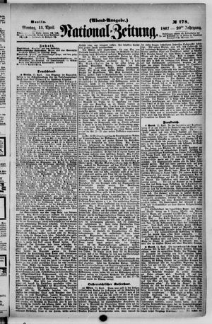 National-Zeitung vom 15.04.1867