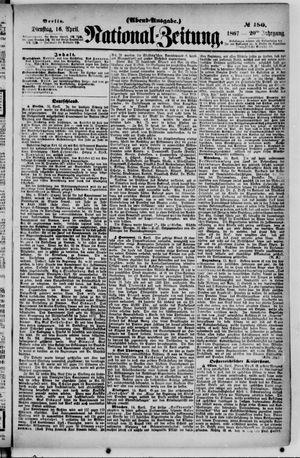 Nationalzeitung vom 16.04.1867