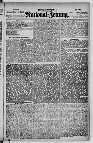 Nationalzeitung vom 18.04.1867