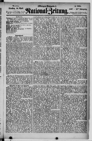 Nationalzeitung vom 30.04.1867