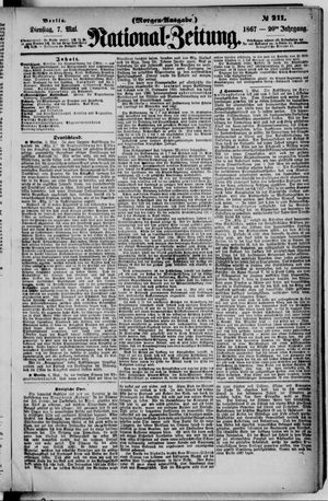 Nationalzeitung vom 07.05.1867