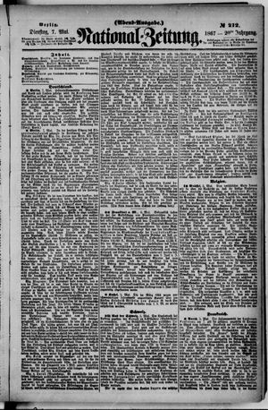 Nationalzeitung vom 07.05.1867