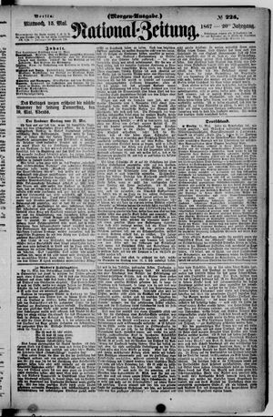 Nationalzeitung vom 15.05.1867
