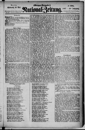 Nationalzeitung vom 22.05.1867