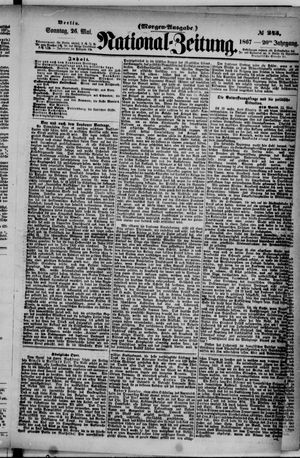 Nationalzeitung vom 26.05.1867