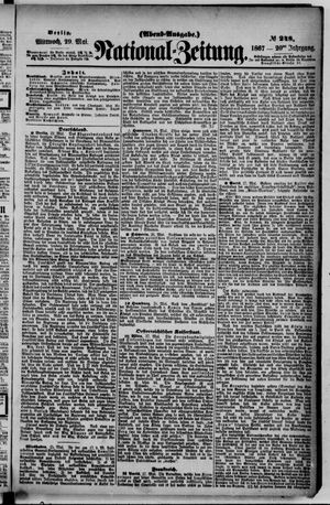 Nationalzeitung vom 29.05.1867
