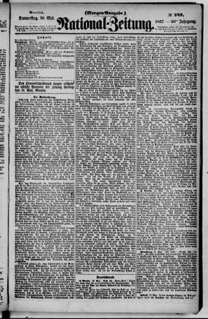Nationalzeitung vom 30.05.1867