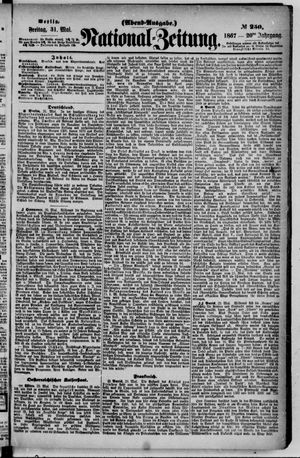 Nationalzeitung vom 31.05.1867