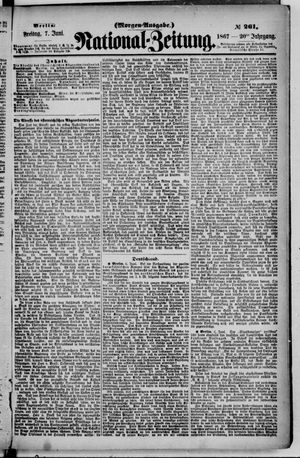 Nationalzeitung vom 07.06.1867