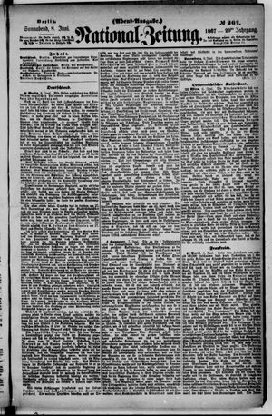 Nationalzeitung vom 08.06.1867