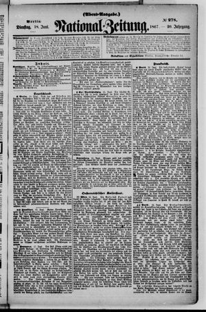 Nationalzeitung on Jun 18, 1867