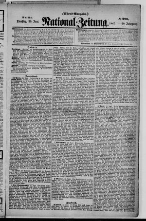 Nationalzeitung on Jun 25, 1867