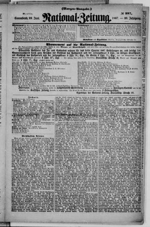 Nationalzeitung on Jun 29, 1867