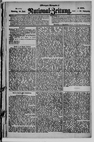 Nationalzeitung vom 30.06.1867