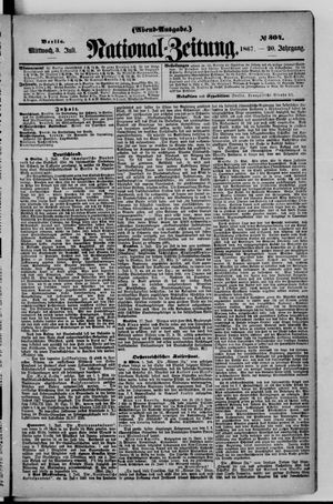 Nationalzeitung vom 03.07.1867