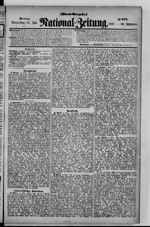 National-Zeitung on Jul 11, 1867