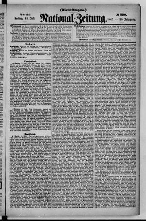 Nationalzeitung vom 12.07.1867