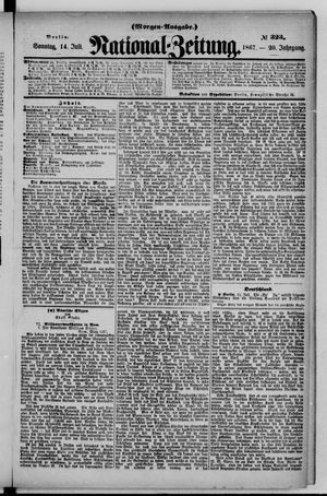 Nationalzeitung vom 14.07.1867