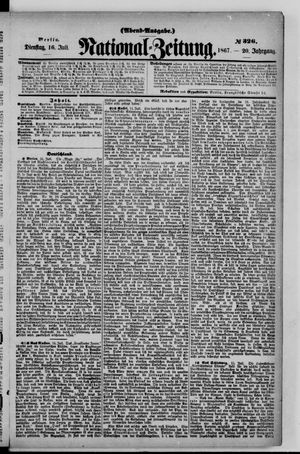 National-Zeitung on Jul 16, 1867
