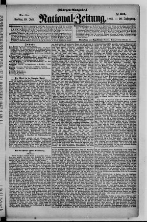 Nationalzeitung vom 19.07.1867
