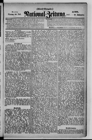 National-Zeitung on Jul 22, 1867