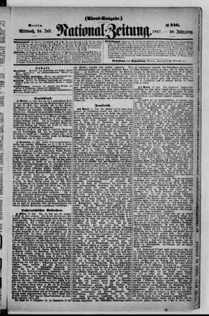 Nationalzeitung on Jul 24, 1867