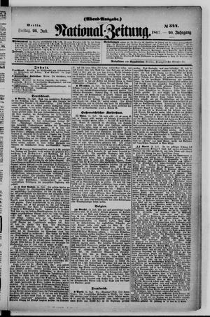 Nationalzeitung vom 26.07.1867