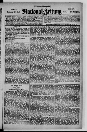 Nationalzeitung vom 28.07.1867