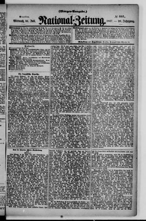 National-Zeitung vom 31.07.1867