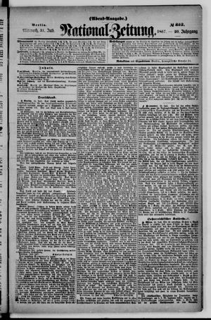 National-Zeitung vom 31.07.1867