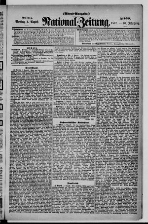 Nationalzeitung vom 05.08.1867