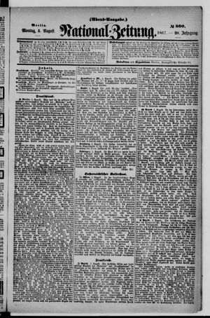 National-Zeitung vom 05.08.1867