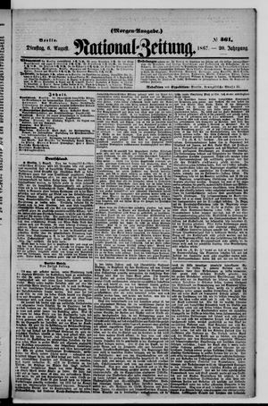 Nationalzeitung vom 06.08.1867
