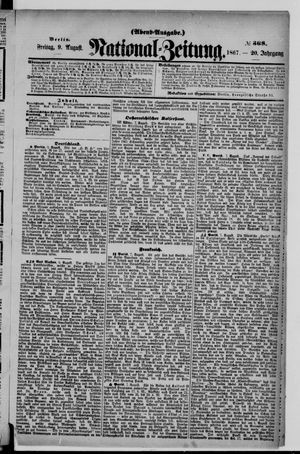 Nationalzeitung vom 09.08.1867