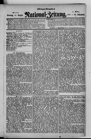National-Zeitung vom 11.08.1867