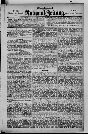 Nationalzeitung vom 12.08.1867