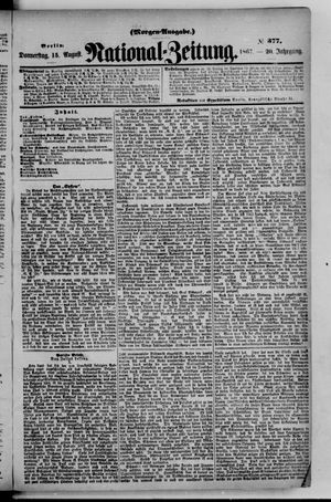National-Zeitung vom 15.08.1867