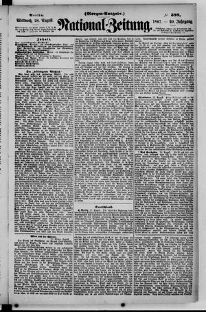 Nationalzeitung vom 28.08.1867