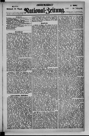 Nationalzeitung vom 28.08.1867