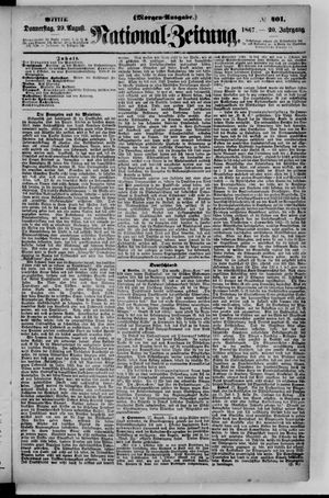 Nationalzeitung vom 29.08.1867