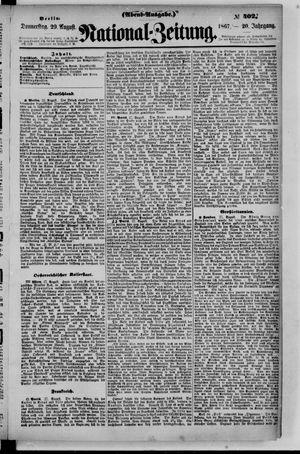 Nationalzeitung vom 29.08.1867