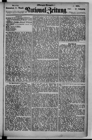 Nationalzeitung on Aug 31, 1867