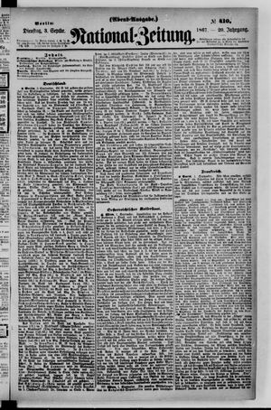 National-Zeitung on Sep 3, 1867