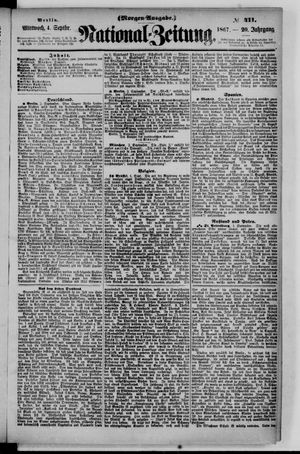 Nationalzeitung vom 04.09.1867