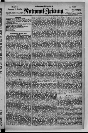 Nationalzeitung vom 08.09.1867
