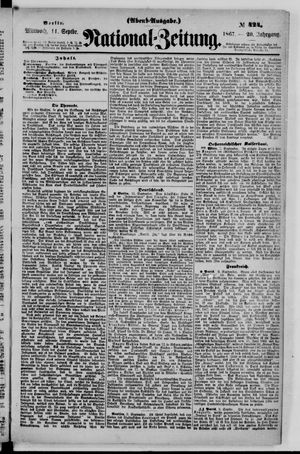 Nationalzeitung vom 11.09.1867